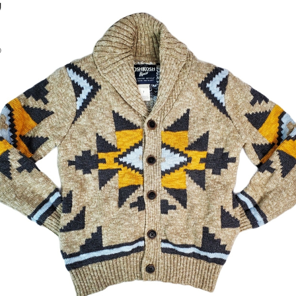 Oshkosh B'gosh Aztec South Western Button Sweater
